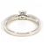 Autre Marque PT900 Platin-Bandring mit Diamant - Ansicht 4