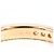 Autre Marque Bandring aus 18K Roségold mit Diamant Golden - Ansicht 6