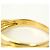 Autre Marque Ringband aus 18K Gelbgold mit Saphir und Diamant Golden - Ansicht 4