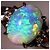 Autre Marque Platin-Ring mit Diamant und Opal - Ansicht 2