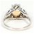 Autre Marque Platin-Ring mit Diamant und Opal - Ansicht 4