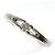 Autre Marque PT900 Platin-Bandring mit 0.15ct Diamant