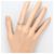Autre Marque PT900 Platin-Bandring mit 0.15ct Diamant - Ansicht 6