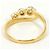 Autre Marque Ringband aus 18K Gelbgold mit Diamant Golden - Ansicht 3