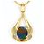 Autre Marque Collana in oro giallo 18K con ammolite D'oro