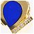 Autre Marque Anello a fascia in oro giallo 18K con diamante e lapislazzuli D'oro - vista 2