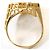Autre Marque Anello a fascia in oro giallo 18K con diamante e lapislazzuli D'oro - vista 3