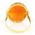 Autre Marque Ehering aus 18K Gelbgold mit Diamant Golden - Ansicht 3