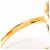 Autre Marque Ehering aus 18K Gelbgold mit Diamant Golden - Ansicht 5