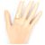 Autre Marque Ehering aus 18K Gelbgold mit Diamant Golden - Ansicht 6