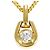Autre Marque Collana in oro giallo 18K con diamante D'oro