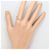 Autre Marque PT900 Platin-Bandring mit Diamant - Ansicht 7