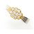 Autre Marque Anello fede in platino e oro giallo 18K con diamante D'oro