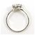 Autre Marque Platin-Bandring mit Diamant - Ansicht 3