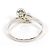Autre Marque Platin-Bandring mit Diamant - Ansicht 4