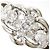 Autre Marque PT900 Platin-Ehering mit Diamant - Ansicht 2