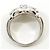 Autre Marque PT900 Platin-Ehering mit Diamant - Ansicht 3