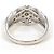 Autre Marque PT900 Platin-Ehering mit Diamant - Ansicht 4
