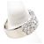 Autre Marque Platin-Bandring mit Diamant - Ansicht 3