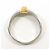Autre Marque Anello fede in platino PT900 e oro giallo 18K con diamante D'oro - vista 3