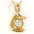 Autre Marque Collana in oro giallo 18K con diamante D'oro