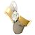 Autre Marque Anello fede in platino PT900 e oro giallo 18K D'oro