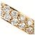 Autre Marque Ehering aus 18K Roségold mit Diamanten Golden - Ansicht 2