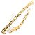 Autre Marque Bracciale con charm in oro giallo 18K con diamante D'oro