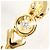 Autre Marque Bracciale con charm in oro giallo 18K con diamante D'oro - vista 2
