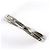 Autre Marque Platin-Bandring mit Diamant
