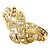 Autre Marque Ringband aus 18K Gelbgold mit Diamant Golden