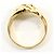 Autre Marque Ringband aus 18K Gelbgold mit Diamant Golden - Ansicht 3
