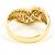 Autre Marque Ringband aus 18K Gelbgold mit Diamant Golden - Ansicht 4