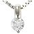 Autre Marque Platinhalskette mit Diamant