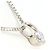 Autre Marque Platinhalskette mit Diamant - Ansicht 2