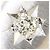 Autre Marque Anello fede in platino PT900 e oro giallo 18K con diamante da 0,20ct D'oro - vista 2