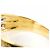 Autre Marque Anello fede in platino PT900 e oro giallo 18K con diamante da 0,20ct D'oro - vista 5