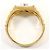 Autre Marque Ehering aus Platin und Gelbgold mit Diamant Golden - Ansicht 3