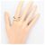 Autre Marque Ehering aus Platin und Gelbgold mit Diamant Golden - Ansicht 7