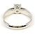 Autre Marque Platin-Bandring mit 0.503ct Diamant - Ansicht 4