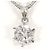 Autre Marque Platin-Halskette PT1000 mit Diamant