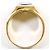 Autre Marque Ehering aus Platin und Gelbgold mit Diamant Golden - Ansicht 3