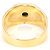Autre Marque Ehering aus Platin und Gelbgold mit Diamant Golden - Ansicht 4
