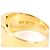 Autre Marque Ehering aus Platin und Gelbgold mit Diamant Golden - Ansicht 5