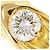 Autre Marque Ringband aus 18K Gelbgold mit Diamant Golden - Ansicht 2