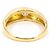 Autre Marque Ringband aus 18K Gelbgold mit Diamant Golden - Ansicht 4