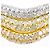Autre Marque Anello fede elegante in platino e oro 18K D'oro - vista 2