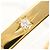 Autre Marque Bracciale con charm in oro giallo 18K e diamante D'oro - vista 2
