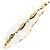 Autre Marque Bracciale con charm in oro giallo 18K con diamante D'oro