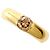 Autre Marque Anello a fascia in oro giallo 18K con diamante brown Marrone D'oro